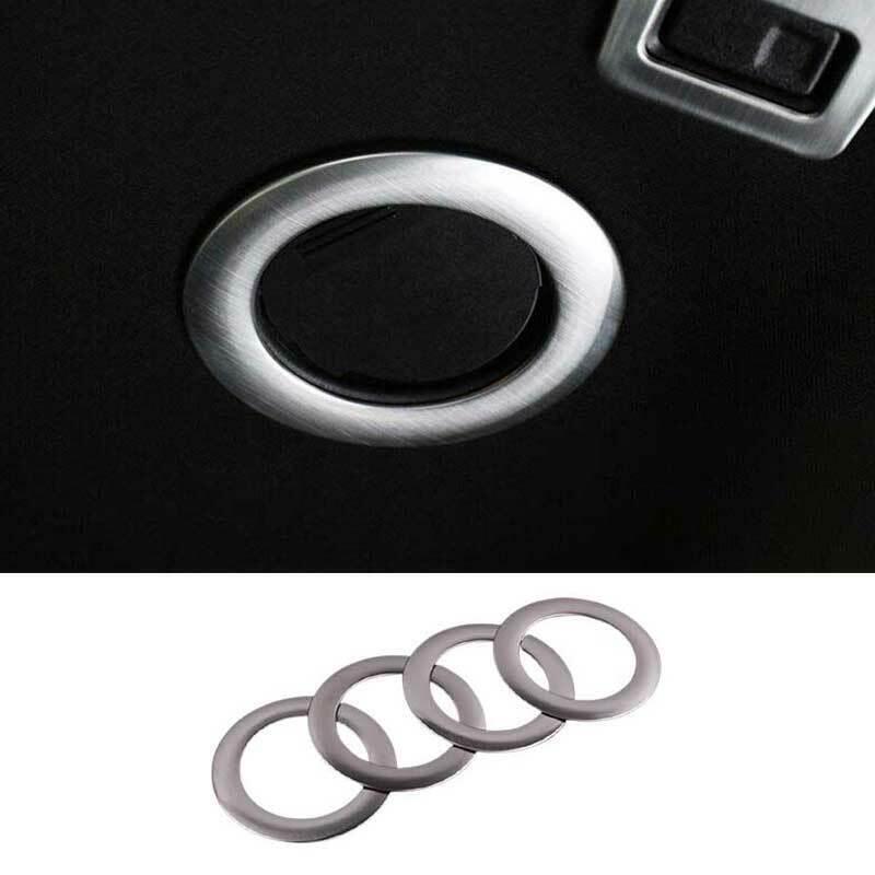Silver Titanium Car Top Roof Air Outlet Cover Trim for Ford Explorer 2011-2019