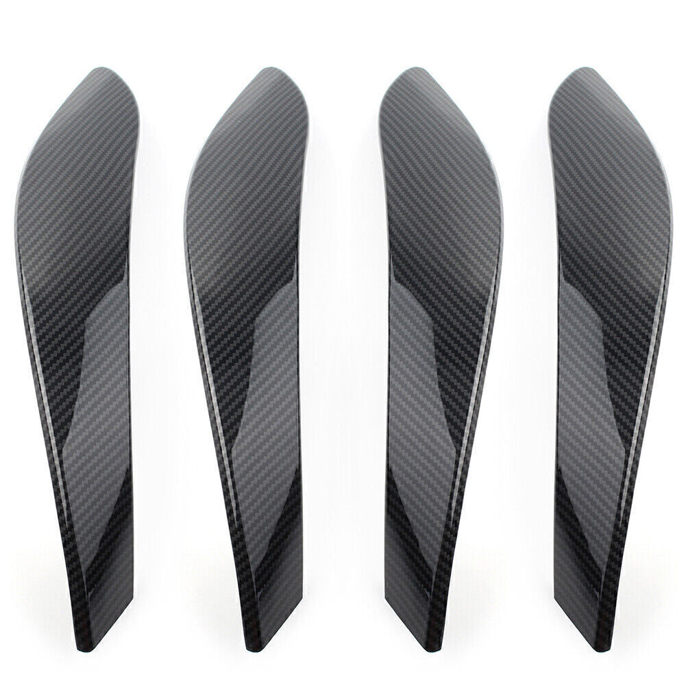 4Pcs Car Inner Door Handle Panel Cover Trim Fit for BMW 3 4 Series 3GT Carbon Fiber