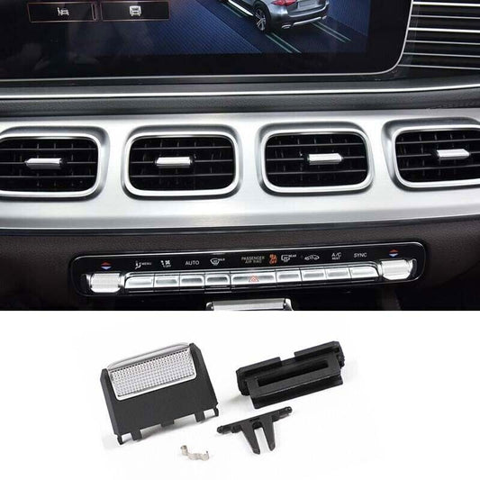 for Benz GLE GLS 2020-2023 Black Silver Middle Console Air Outlet Puller Trim 1P