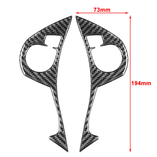 Carbon Fiber Steering Wheel Button Cover Fit for Honda Accord 2013-2017 16