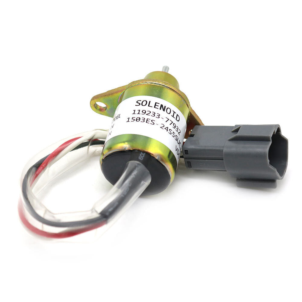 Fuel Shutdown CutOff Solenoid for Yanmar 119233-77932 Woodward 1503ES-12S5SUC12S