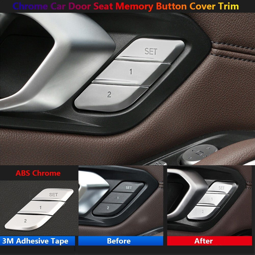 3 x for BMW 3 Series G20 G80 G28 Car Interior Door for Seat Memory Switch Cover Trim