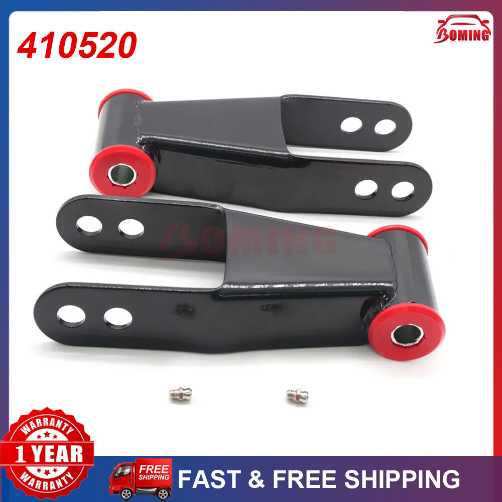 2PCS NEW Drop Shackles For 1988-2018 for Chevy Silverado for GMC for Sierra 1500 Truck