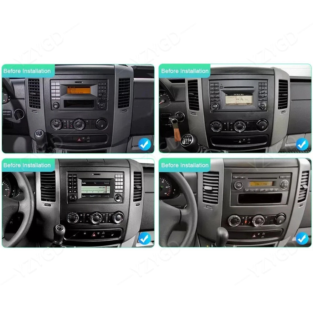 7 Android 14 CarPlay for VW Crafter 2007-2016 Car Stereo Radio GPS Navi Screen