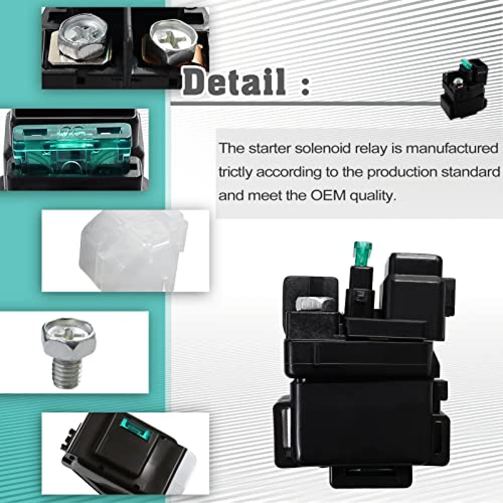 Starter Solenoid Relay for Arctic Cat 500 4X4 Tbx Trv Auto for Man 1998-2003 400 4x4