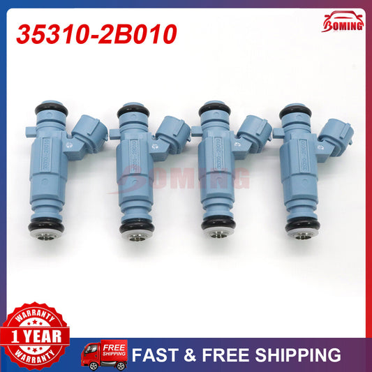 35310-2B010 4PCS New Fuel Injector 353102B010 Fits for Hyundai i20 i30 for Kia