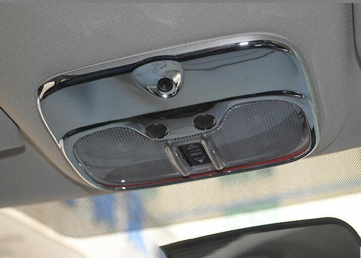 For 2010-2016 for Jeep Patriot Compass Chrome Front Reading Lamp Frame Cover Trim