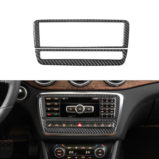 Carbon Fiber Radio Type-B Trim for Mercedes-Benz CLA 2014-2018/GLA 2015-18