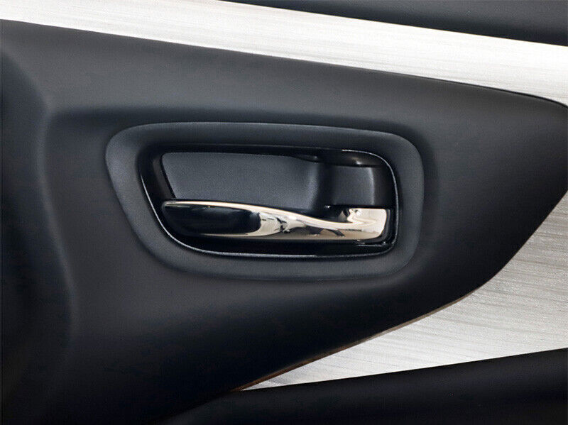 Inner Door Handle Bowl Cover Trim 4PCS for Nissan Murano 2015-2021 Silver Steel
