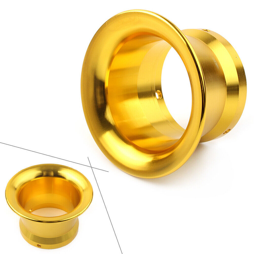 Gold Universal CNC 50mm Carburetor Air Inlet Tip Vent Collar Horn for KEIHINOKO