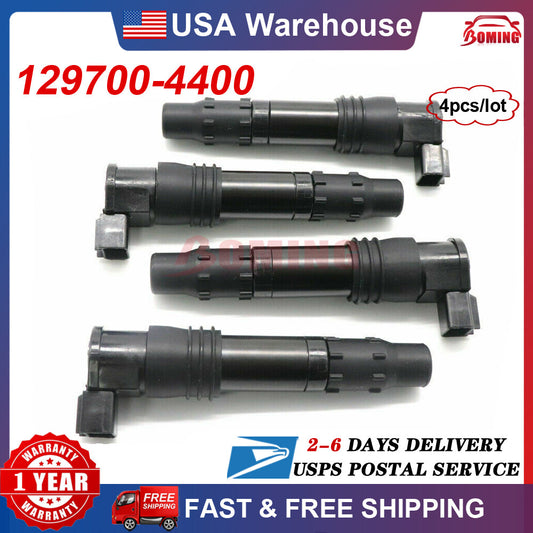 4 Brand New Ignition Coil Packs 129700-4400 for Suzuki Hayabusa GSX1300R 99-09 11-12