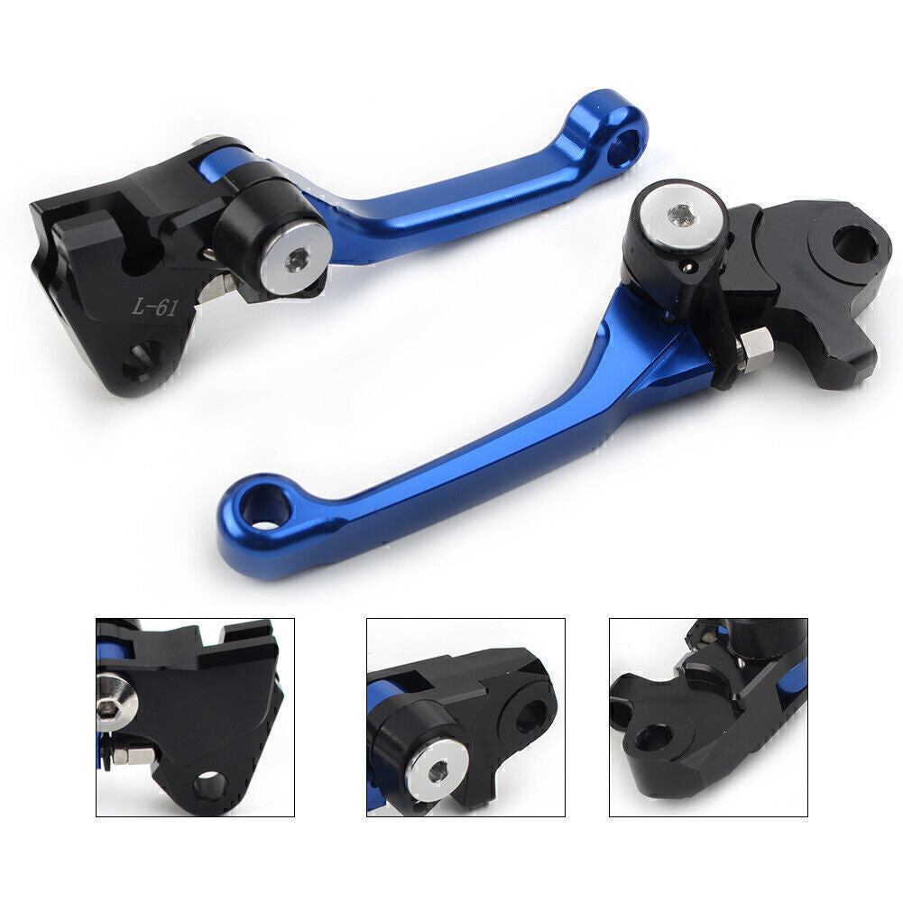 Pivot Brake Clutch Levers Fit for KAWASAKI KX250F/450F KX 250F KX 450F KX250 BLUE po