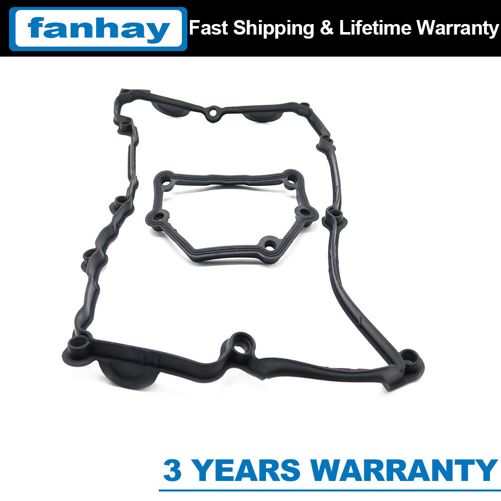 2x 11120032224 Engine Valve Cover Gasket Set 0 032 224 for BMW 120I 2007-2012