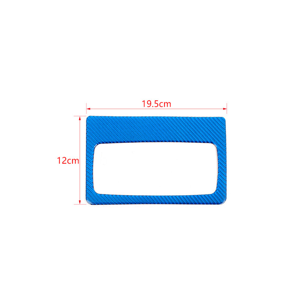 Blue Carbon Fiber Rear Air Vent Outlet Panel Trim Fit For Toyot@ 4Runner 2010-23