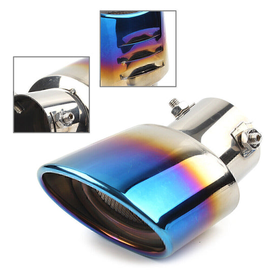 Universal Car Rear Exhaust Pipe Tail Muffler Tip Round Accessories ForMost Model