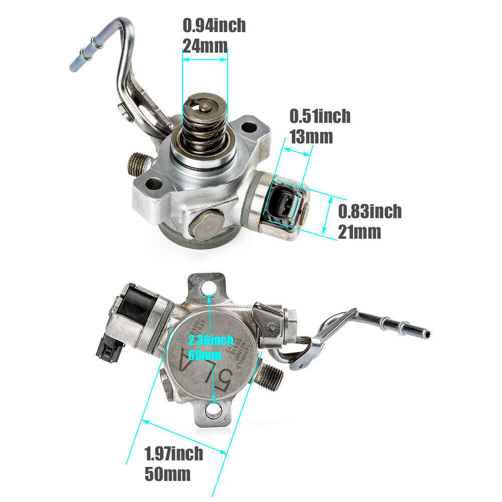 1X High Pressure Fuel Pump 16790-5LA-A01 For 2015-16 for Honda Accord CR-V for Acura ILX