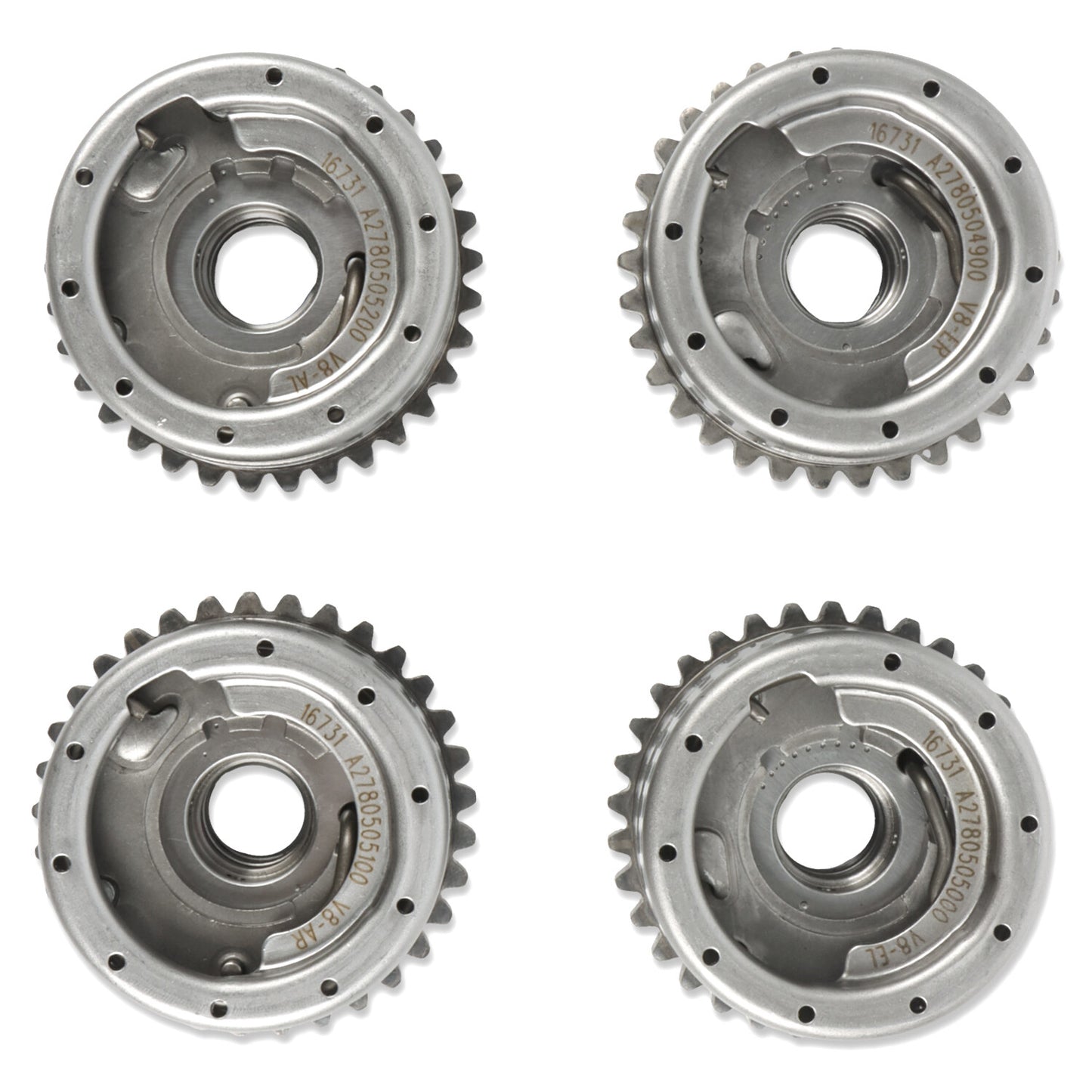 4Pcs Variable Valve Timing (VVT) Sprocket For 12-14 for MERCEDES-BENZ CL550 4.7L V8