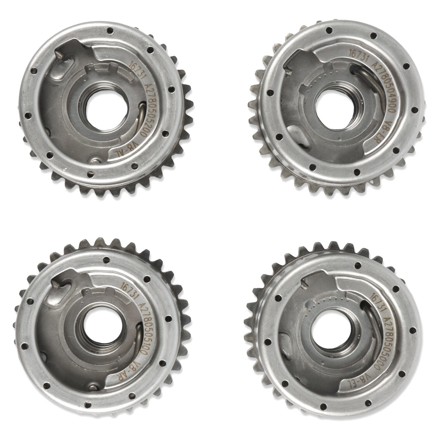 4Pcs Variable Valve Timing (VVT) Sprocket For 12-14 for MERCEDES-BENZ CL550 4.7L V8
