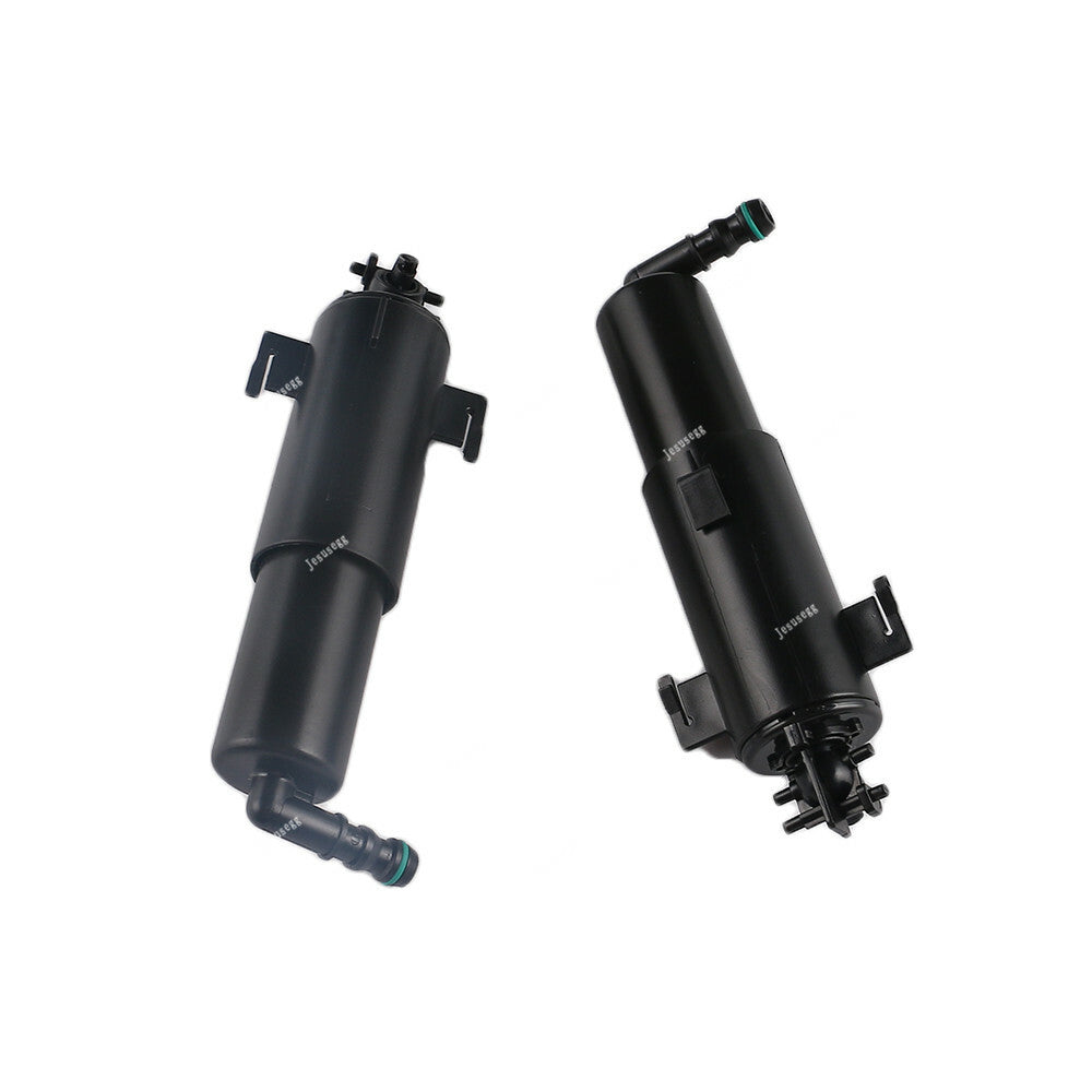 Qty 2 : Black Headlight Washer Wiper Nozzle Left + Right for BMW E71 E72 X6