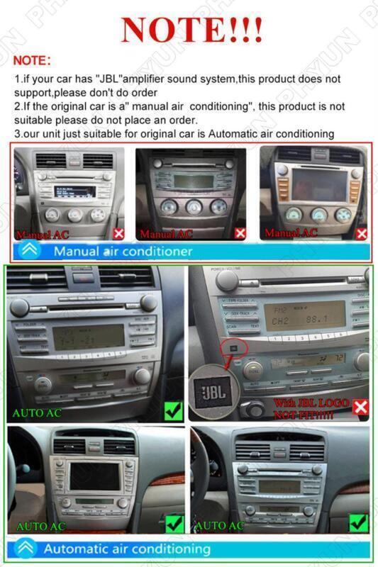 9.7 Radio Player GPS WiFi FM DAB OBD For 2006-2011 for Toyota for Camry Auto AC 1+16GB