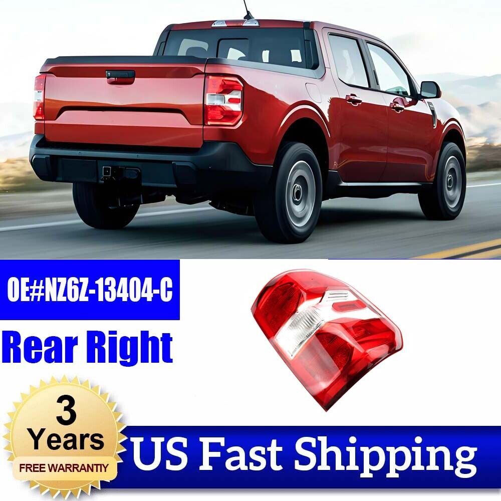 Right Passenger Halogen Tail Light NZ6Z-13404-C for Ford Maverick XL XLT 22-24