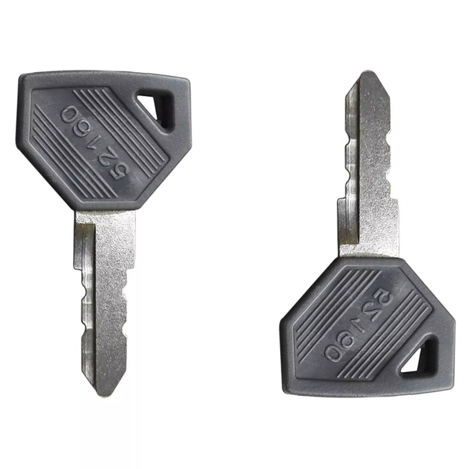 2 Pcs Ignition Keys 198360-52160 for Yanmar Excavator Grader Dozer