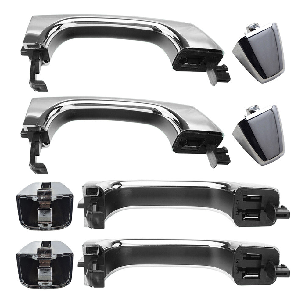 4PCS Front Rear LH+RH Exterior Door Handles Fits For 2009-2010 for Hummer H3T H3