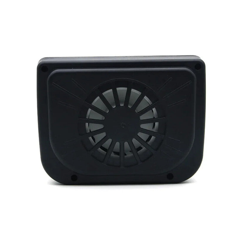 Car Radiator Cooling Window Auto Air Vent Cool Fan Solar Sun Power Radiator Kit