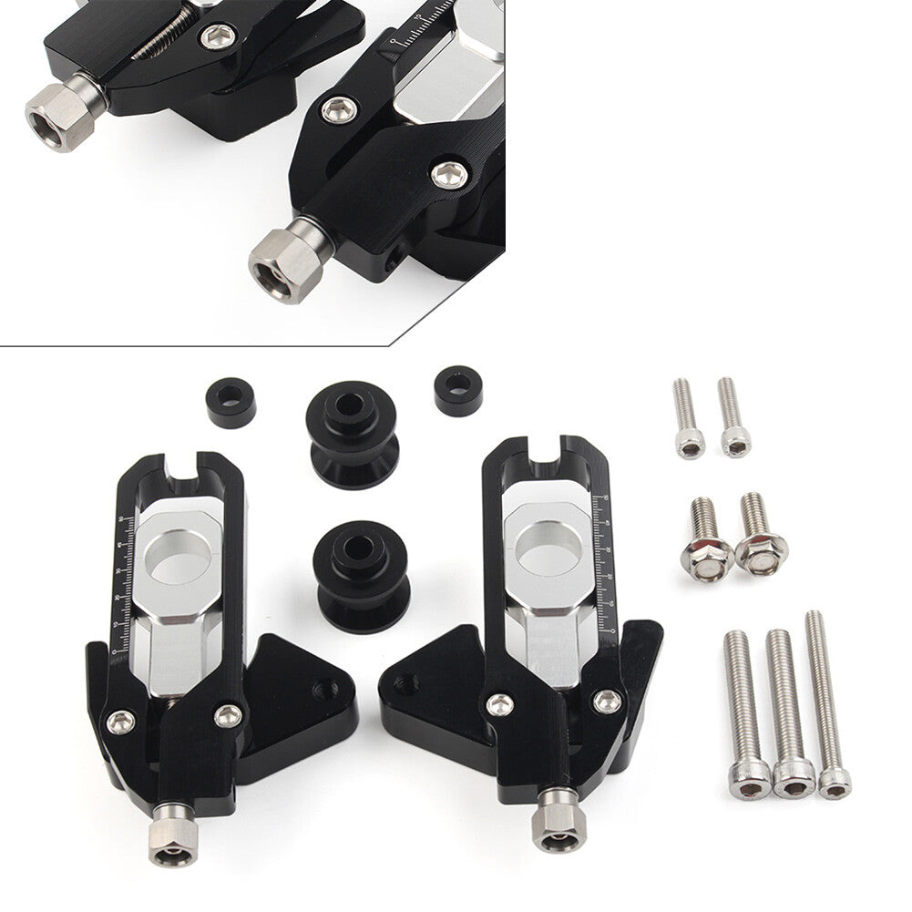Fit for Honda CB650R CBR650R 2019-20 Chain Adjusters Tensioners Catena Spools Black