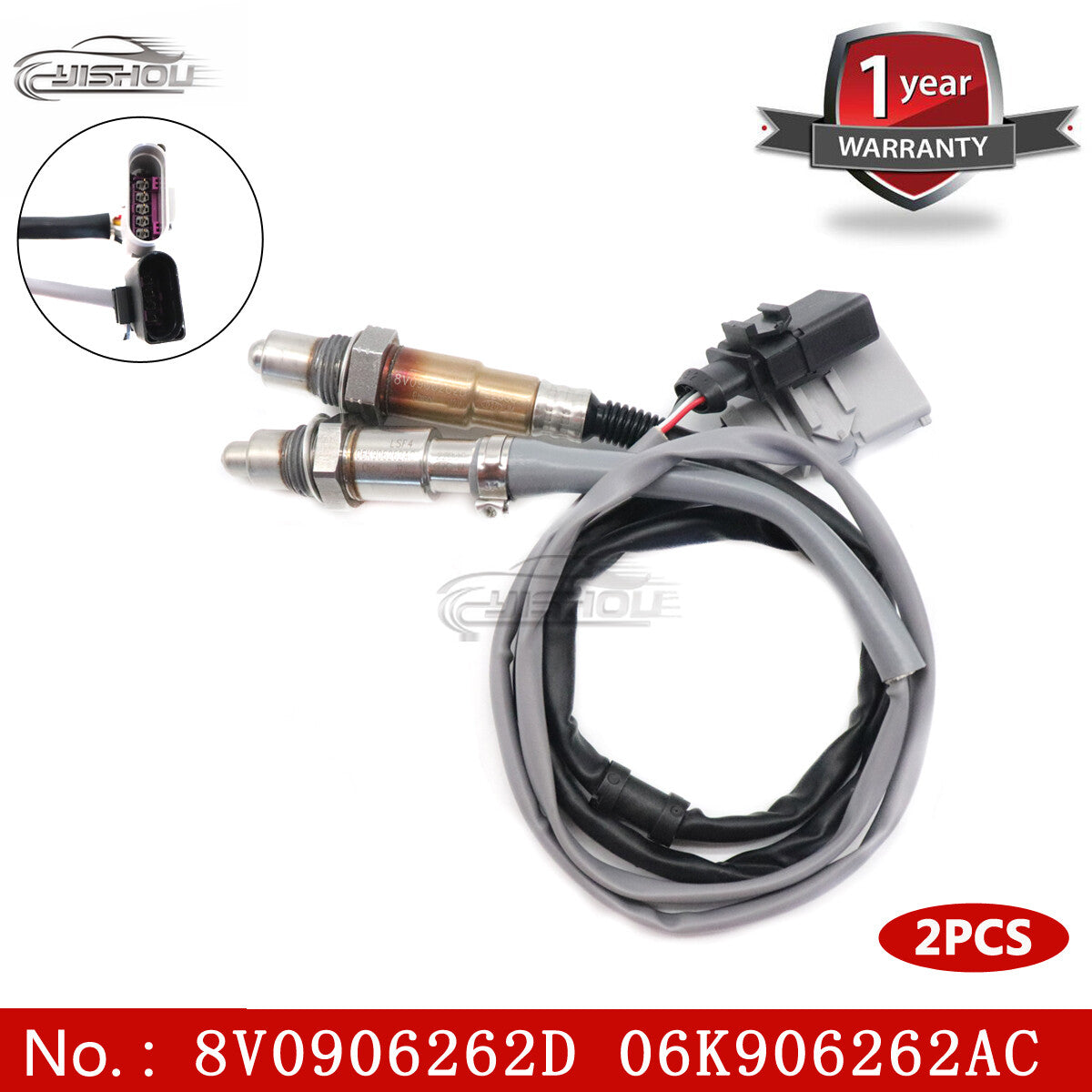 Up+Downstream oxygen sensor 8V0906262D 06K906262AC suitable for Volkswagen GTI, for Golf , for Audi A3, S3, TT