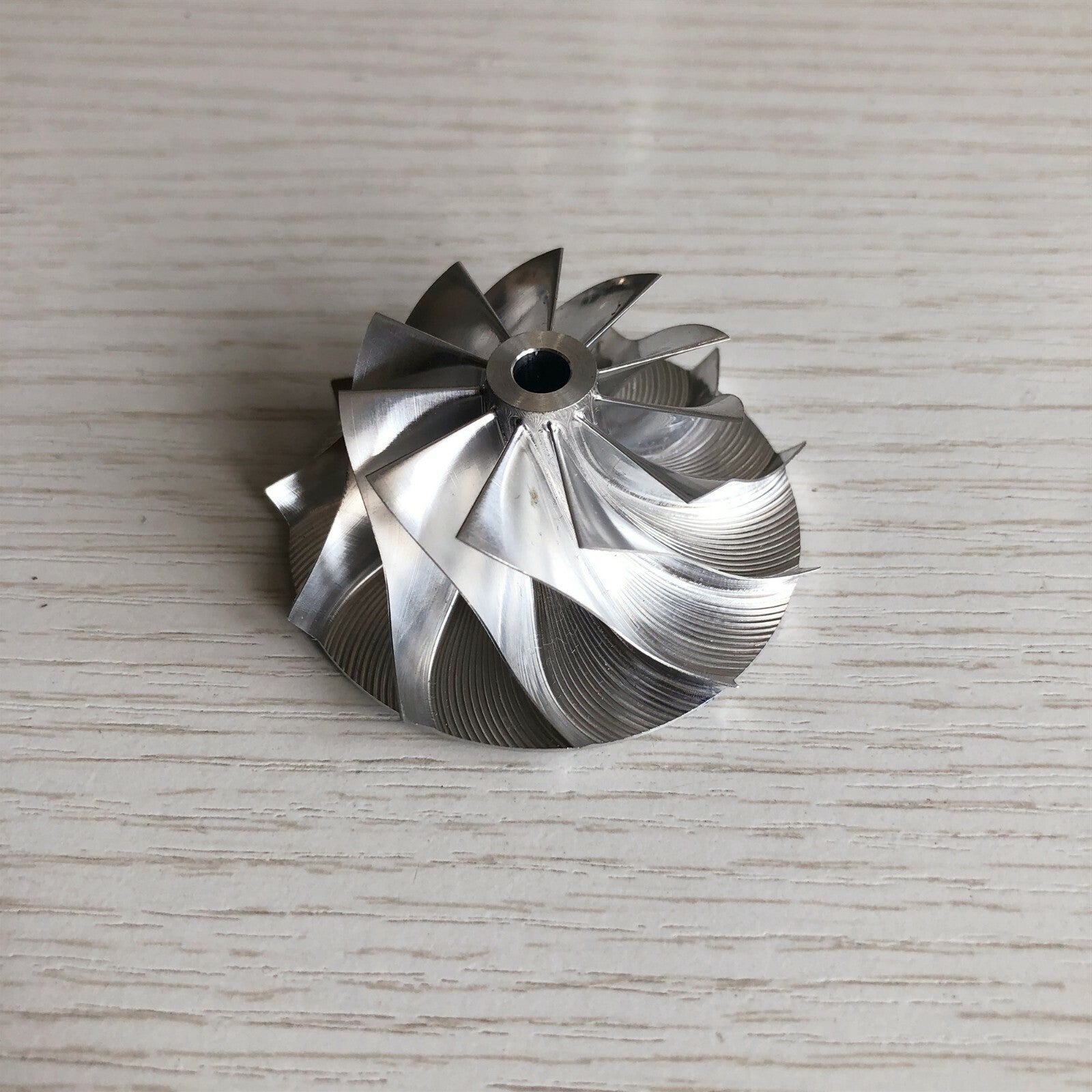 RHF5 36.60/52.50 mm 11+0 blade billet compressor wheel suitable for Mazda VJ26