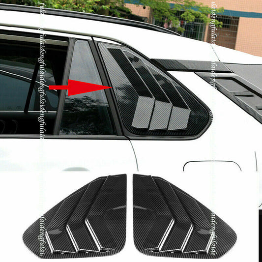 for Toyota RAV4 2019-2023 Carbon Fiber Look Side Vent Window Scoop Louver Trim2
