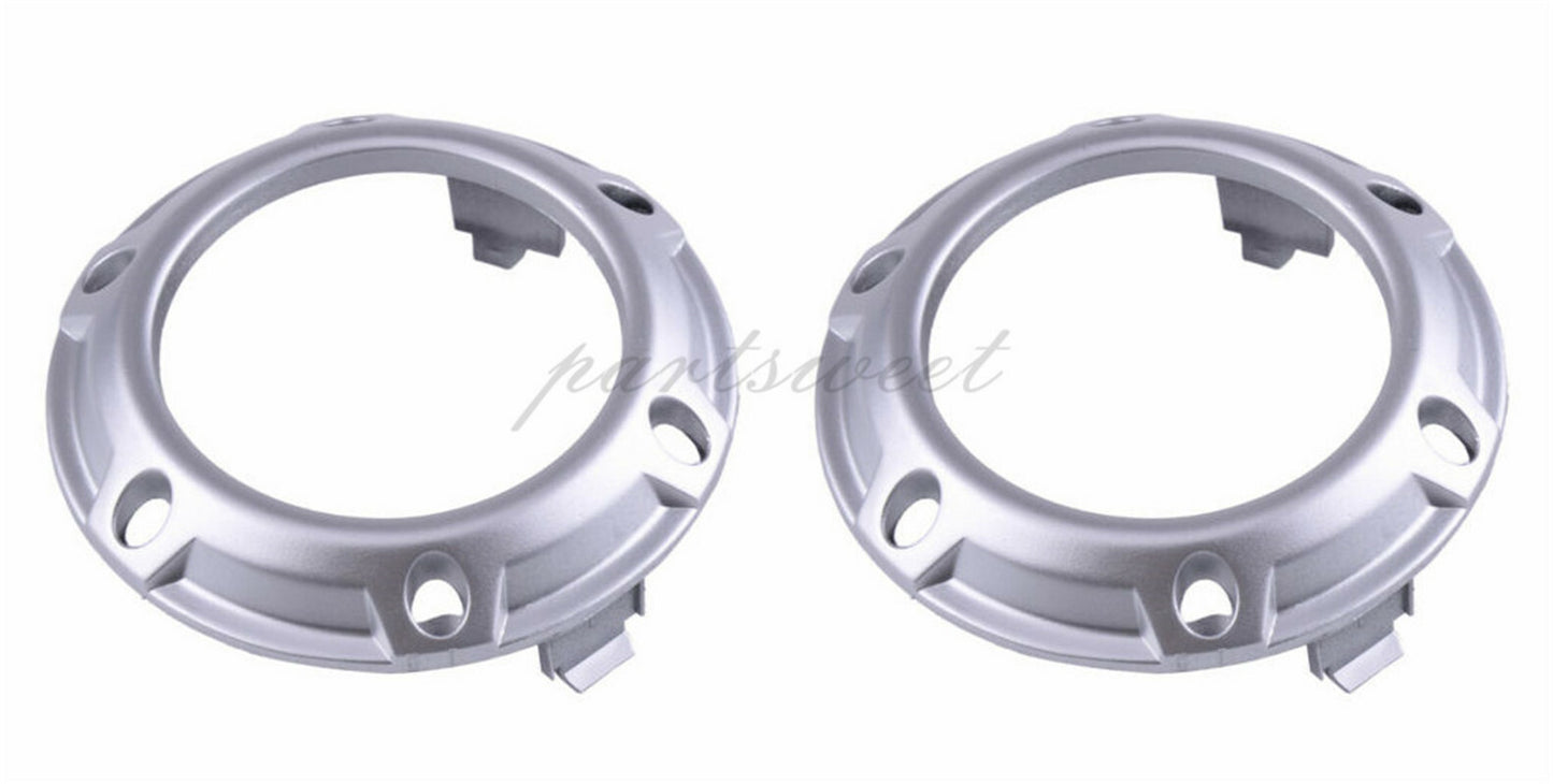 LH+ RH Fog Light Cover Bumper Bezels Fit for Mitsubishi Outlander 2007 2008 2009
