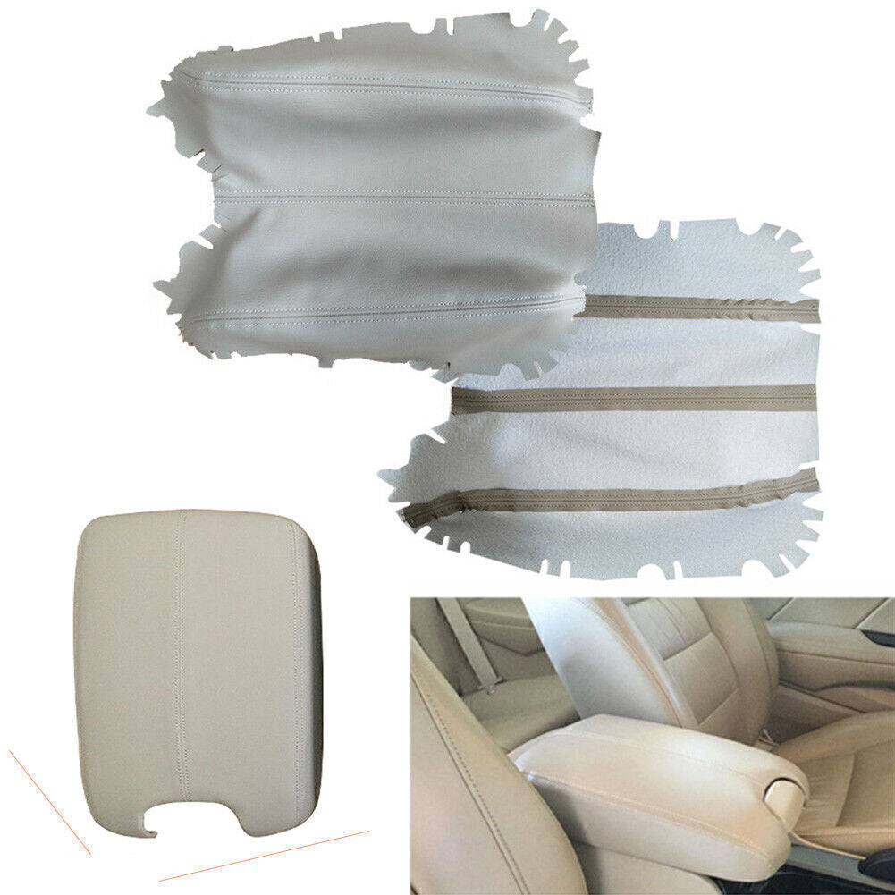 Car Armrest Center Console Microfiber Leather Cover Skin Fit for Honda Accord 08-13