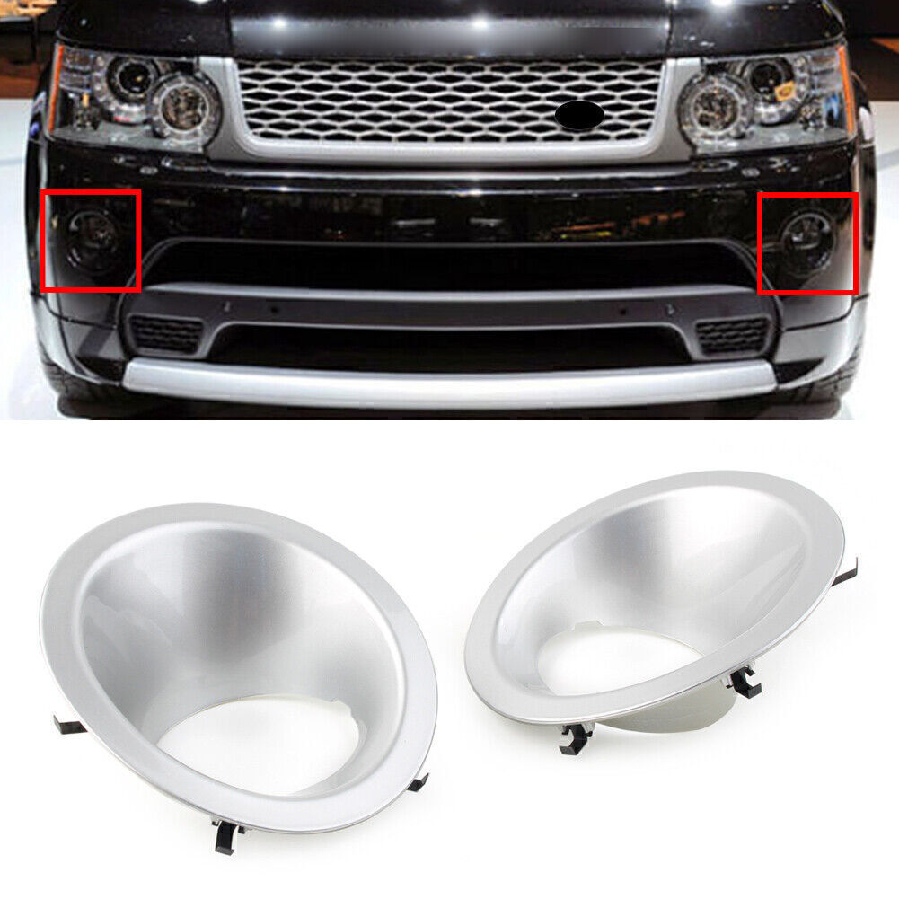 2Pcs Fog Lamp Light Bezel Left Right Side Fit for Range Rover Sport 2010-2013