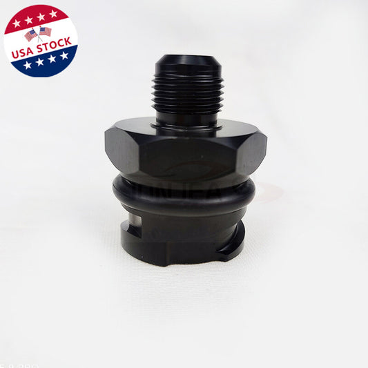 Aluminum valve cover oil cap with /-8 AN connector adapter suitable for LSX LS1/LS6/LS2/LS3/LS7