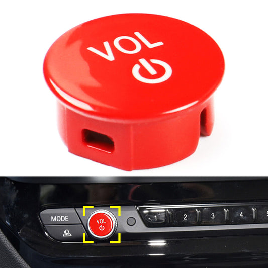 Radio Volume Button Cover for BMW G Chassis 2 3 4 8 Series M3 M4 M8 X3 X4 X5 Red