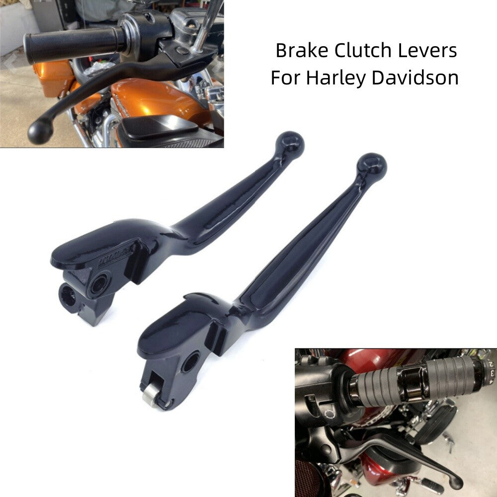 Motorcycle Black Brake Clutch Levers Fit for Harley Touring Electra Street Glide