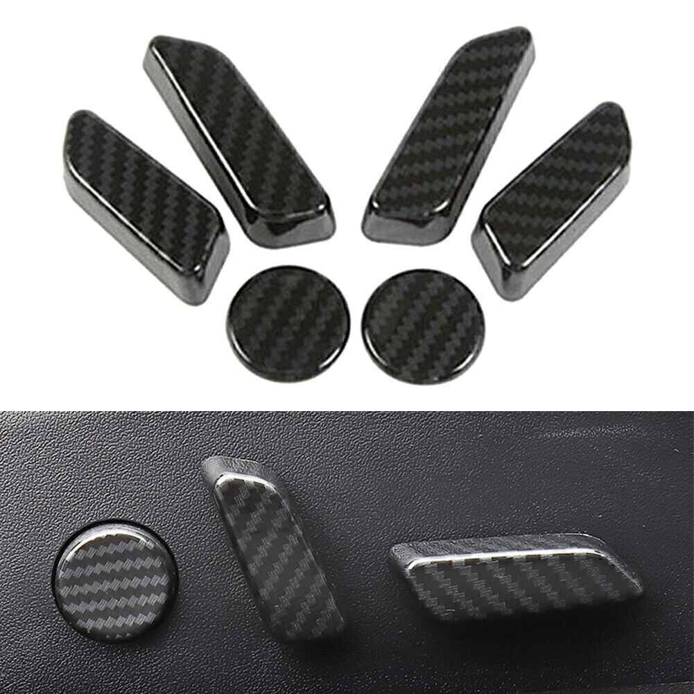 Carbonfaser Autoinnensitz Griff Abdeckung Verkleidung f¨¹r for Tesla Modell 3 2017-19