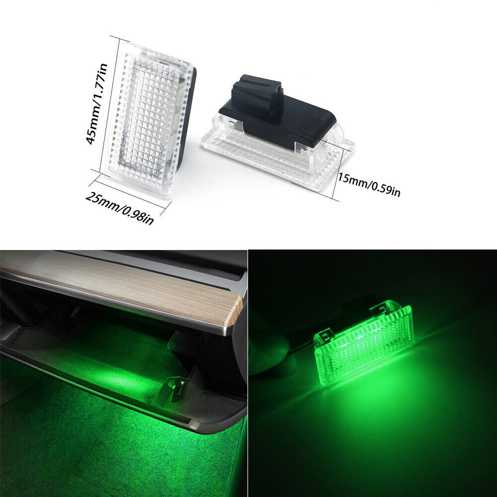 for Tesla Model 3 S Y X Interior LED Lights Blubs Kit Replacement Lights Green