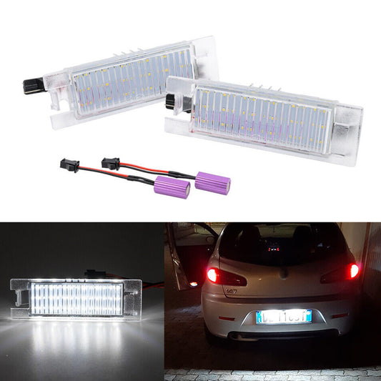 White LED License Number Plate Light for Alfa Romeo 147 156 159 166 Brera Spider