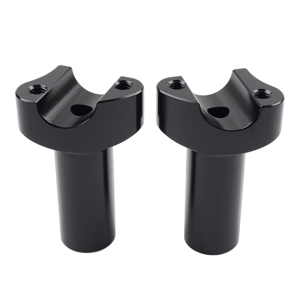 3.5 Straight Handlebar Risers Black for Harley 1 Bar Dyna Sportster Softail