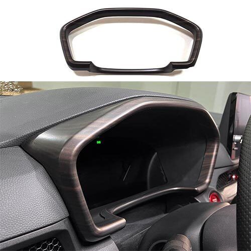 1PCS Cover Trim Instrument Panel Frame Wood Grain ABS for Honda CRV CR-V 2023-24