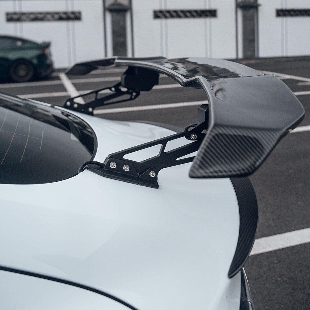 for Tesla model 3/S/Y Automatic Adjustable Trunk Tail Carbon Fiber Spoiler Wings
