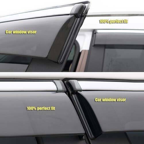 for Cadillac XT5 2017-2023 Window Visor Vent Shade Wind Deflector Sun Rain Guard