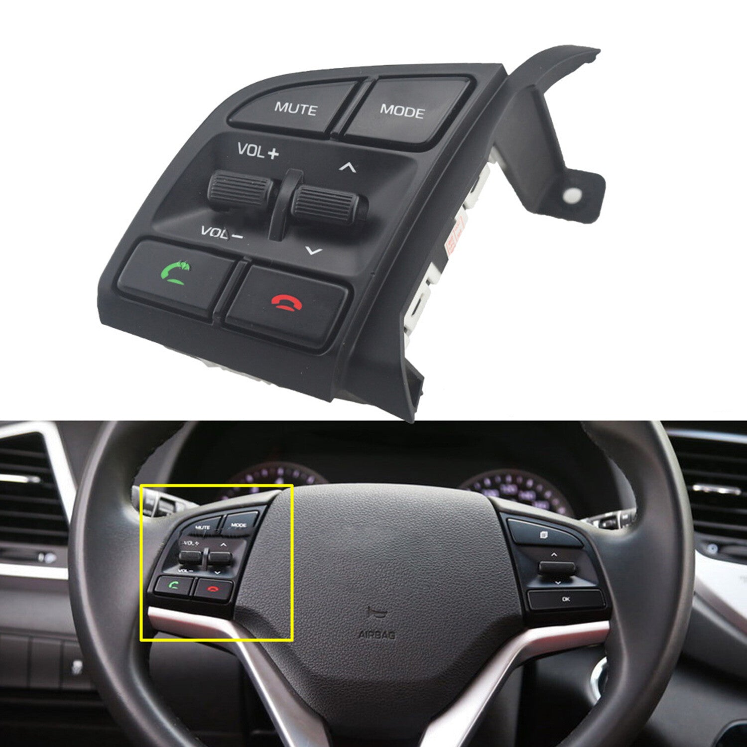 1PC 96710D35004X Steering Wheel Control Switch Left for Hyundai for Tucson 2016-2018