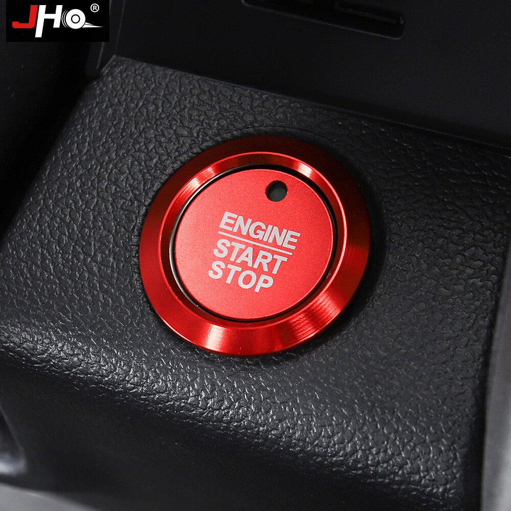 Car Engine Start Stop Ignition Push Switch Cover Cap Ring Fit for Ford F-150