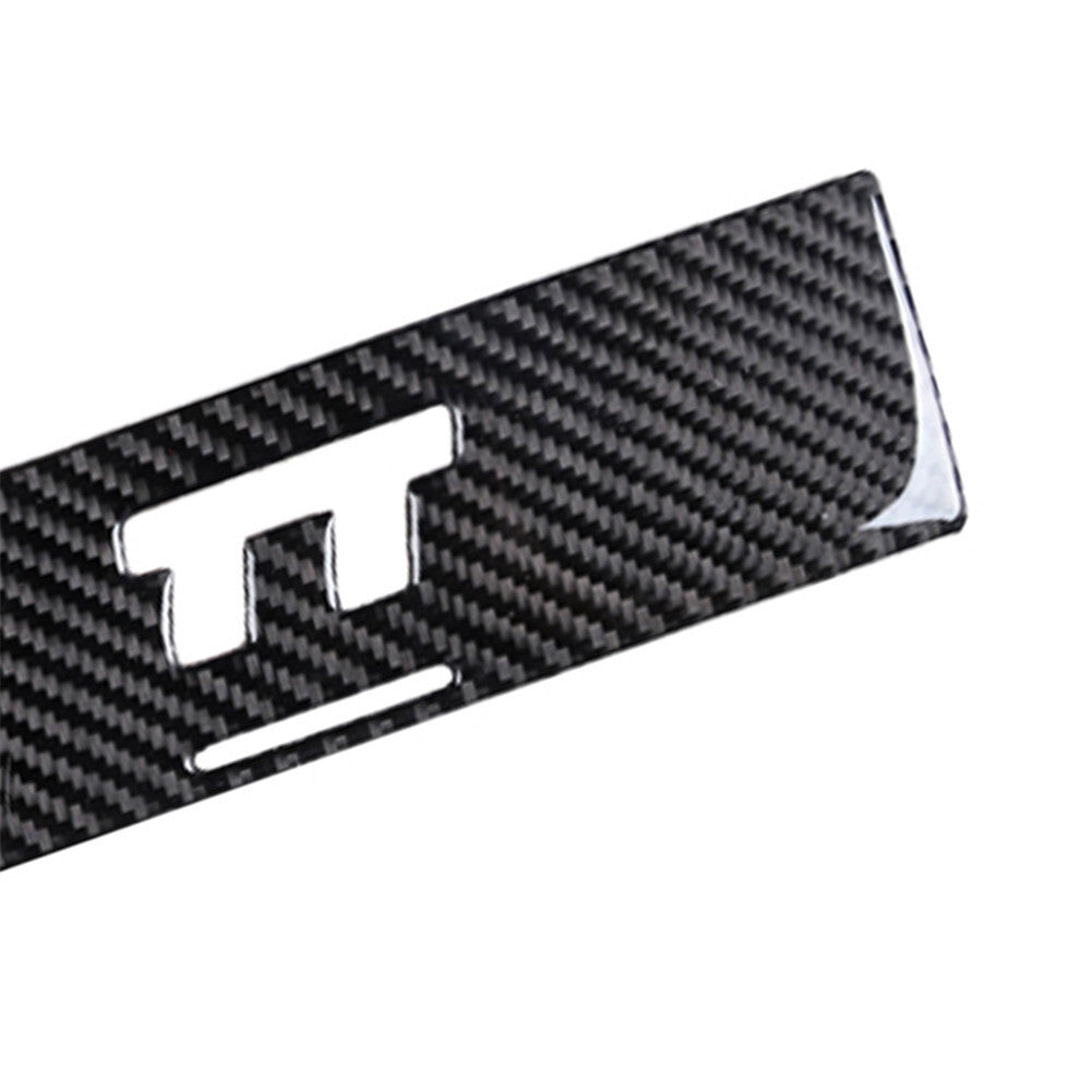 Carbon Fiber Central Control CD Panel Trim Sticker for Audi TT 8N 2001-2006