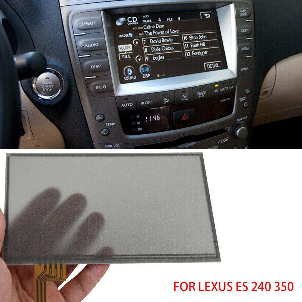 Touch Screen 7 Digitizer Glass Replacement for Lexus ES240 ES350 NAV GPS Radio