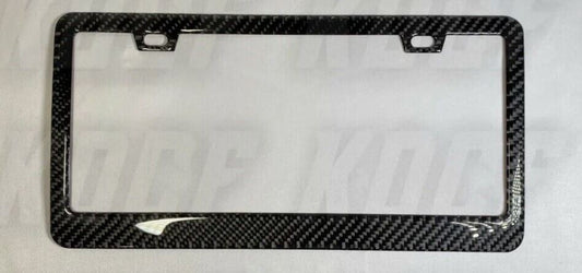 Car license plate cover, frame cover, trunk lid, 100% carbon fiber, suitable for all consumers.